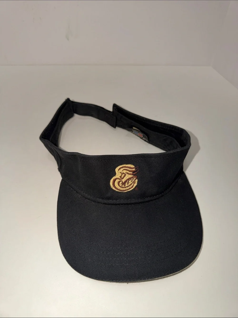 Men's Black Visor with Panera Bread Embroidered Crest
